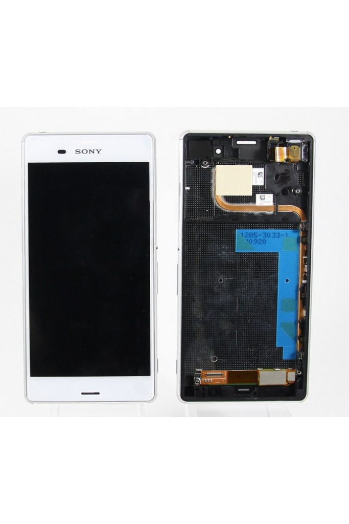 Модуль-дисплей Sony Xperia Z3 DUAL L55/D6633 с рамкой белый orig