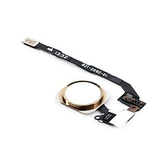 Шлейф iPhone 5S/SE на кнопку HOME в сборе с толкателем белый orig