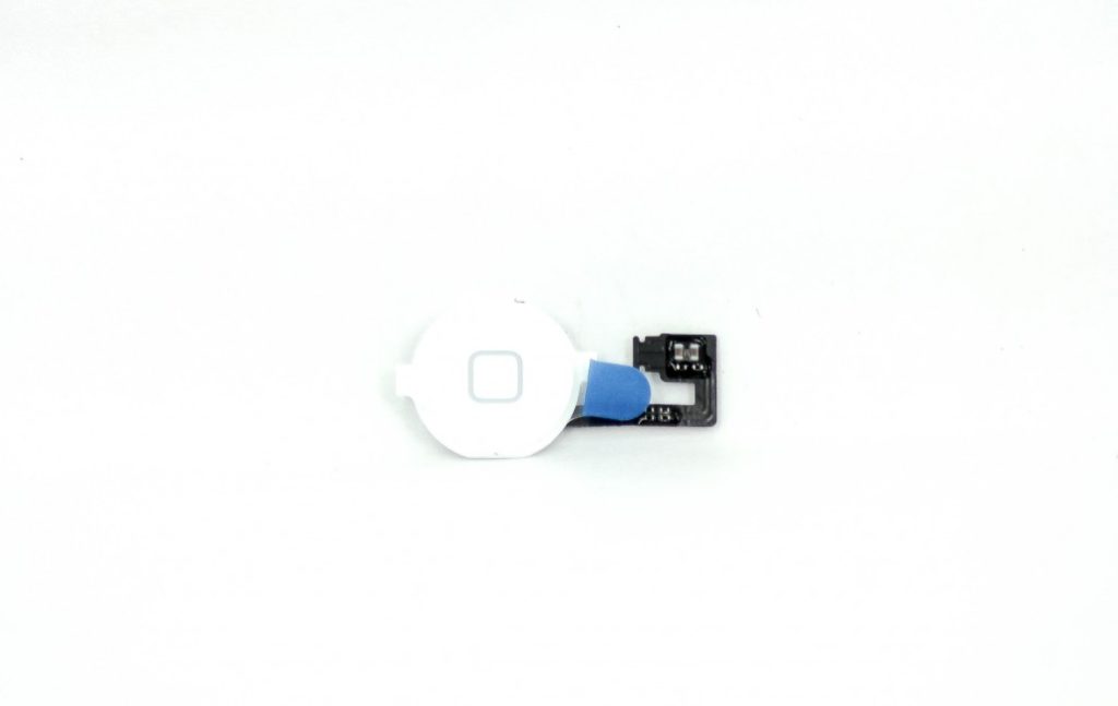 Шлейф iPhone 4 на кнопку HOME в сборе белый