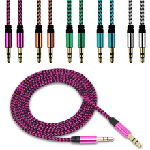 Кабель соединительный AUX 3.5 mm jack - 3.5 mm jack colors