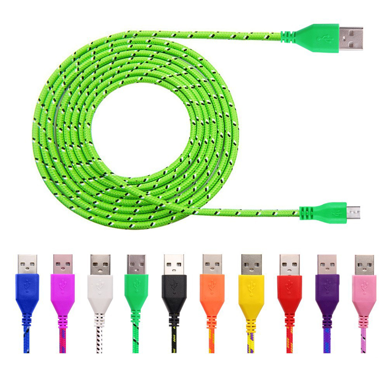 Кабель micro USB - USB colors 2м