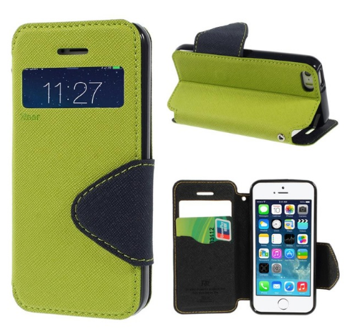 Чехол-книжка для iPhone 4/4S Roar зеленый