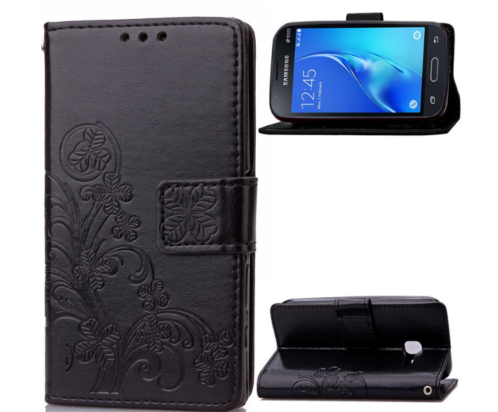 Чехол-книжка для Samsung Galaxy J1 mini(2016) SM-J105 Patterns черный