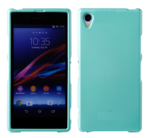 Чехол для Sony Xperia Z1 L39H silicone color голубой