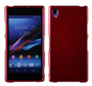 Чехол для Sony Xperia Z1 L39H silicone color бордовый