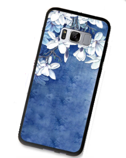 Чехол для Samsung Galaxy S8 white flowers