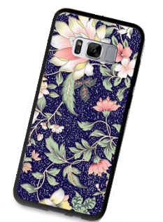 Чехол для Samsung Galaxy S8 pink flowers