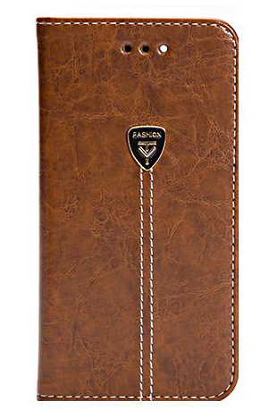 Чехол-книжка для iPhone 5/5S/SE fashion коричневый