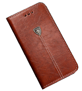 Чехол-книжка для iPhone 5/5S/SE fashion темно-коричневый