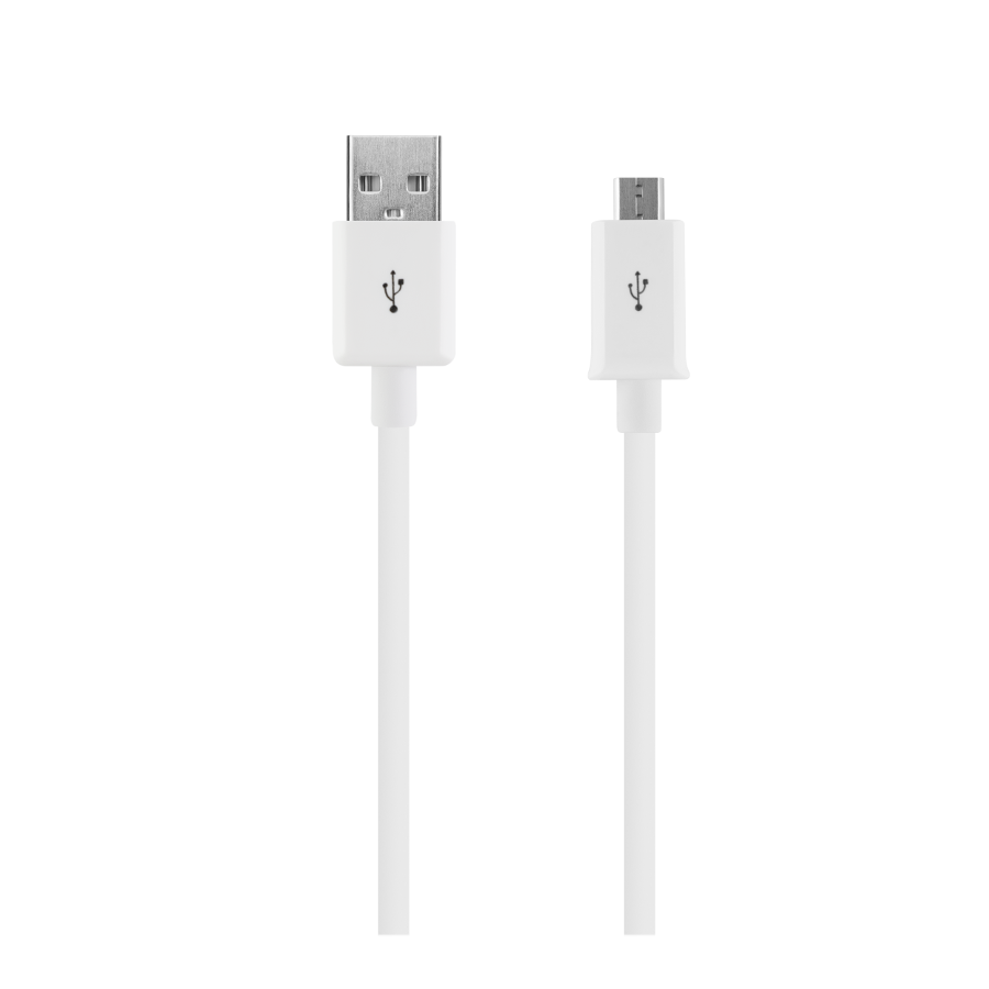 Дата-кабель USB-MicroUSB 1m белый