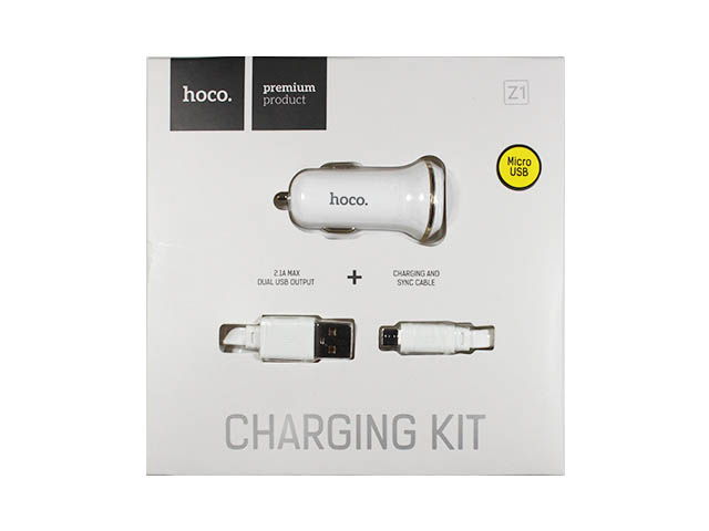 АЗУ Hoco Charging Kit (адаптер + USB-кабель)