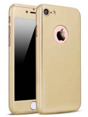 Чехол для iPhone 7/8 One-piece 360 Degree золото