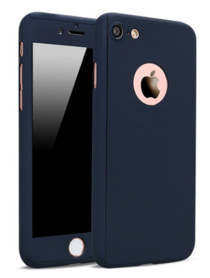 Чехол для iPhone 7 One-piece 360 Degree синий