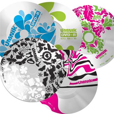 Диск Umnik DVD-R 4*4.7GB