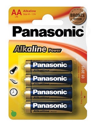 Элемент питания Panasonic LR6-4BL Alkaline (1шт)