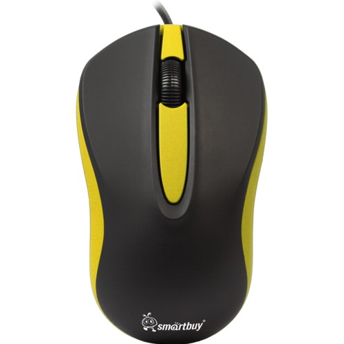Оптическая мышь SmartBuy One 329, USB, черно-желтая