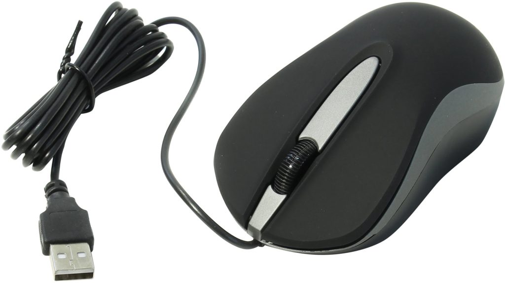 Оптическая мышь SmartBuy One 329, USB, черно-серая