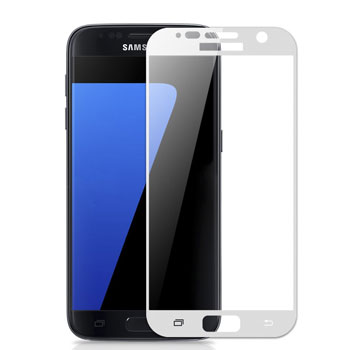 Защитное стекло для Samsung Galaxy S7 3D белое