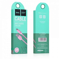 Дата-кабель Hoco X2 MicroUSB 1m розовый