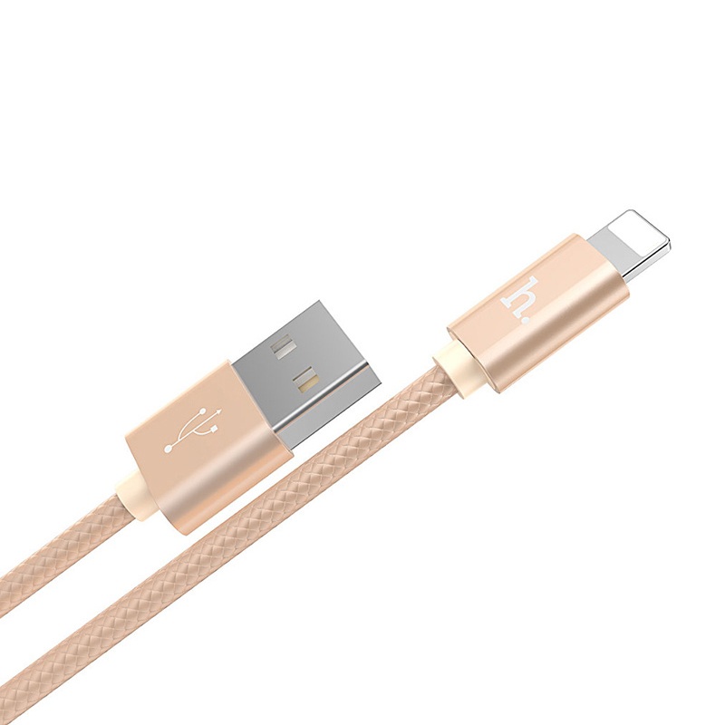 Дата-кабель Hoco X2 iPhone 5/6 2m золотой