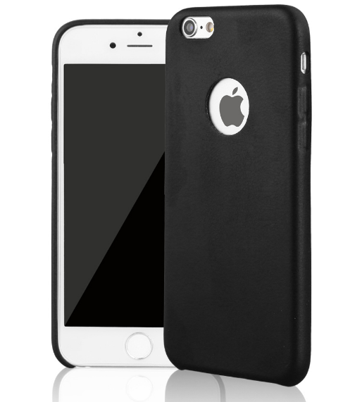 Чехол для iPhone 6/6S PU Pad Logo черный