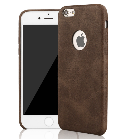 Чехол для iPhone 6/6S Plus PU Pad Logo коричневый