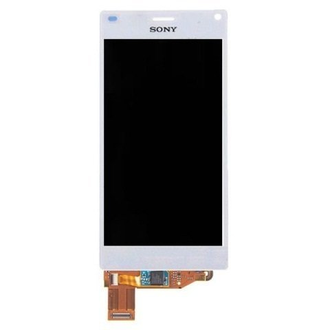Модуль-дисплей Sony Xperia Z3 белый orig (без рамки)