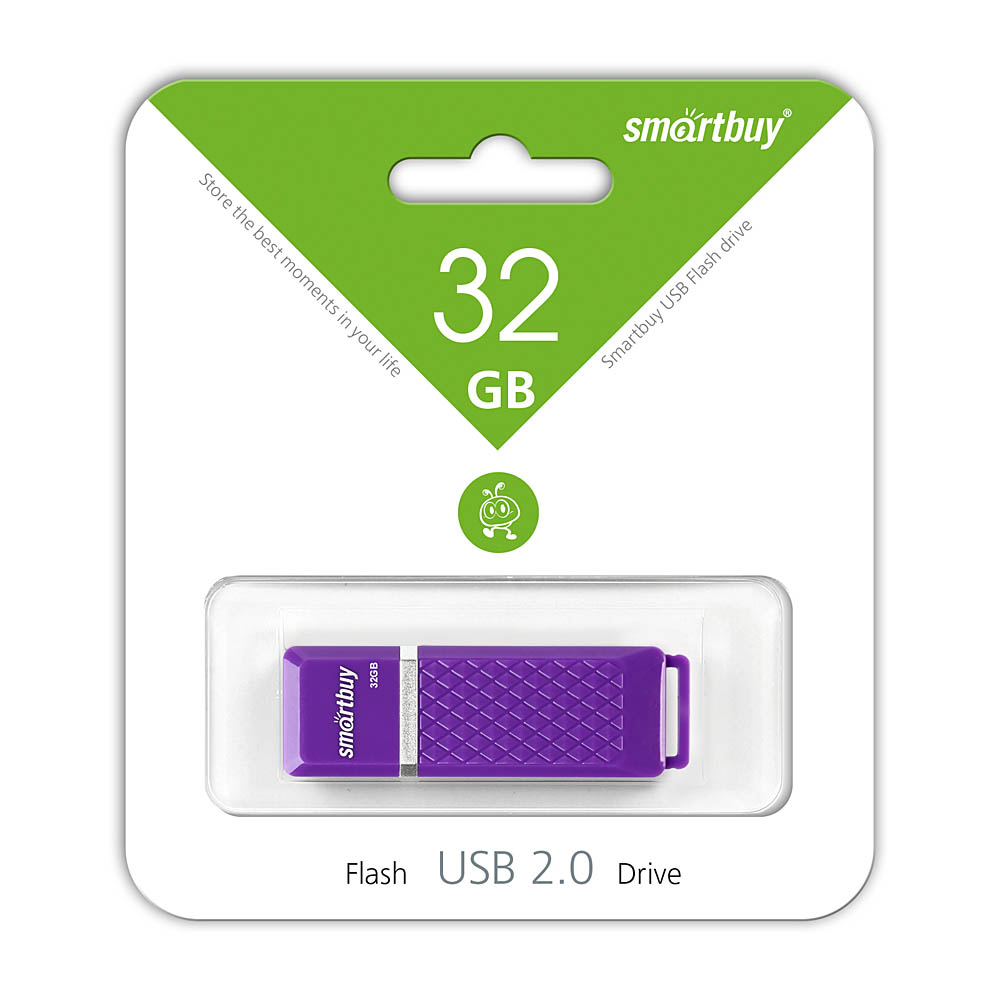 USB-Flash 32GB Smart Buy Quartz Series фиолетовая