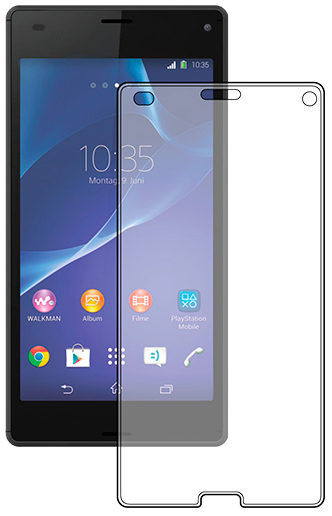 Защитное стекло для Sony Xperia Z3 Compact (тех.упаковка)