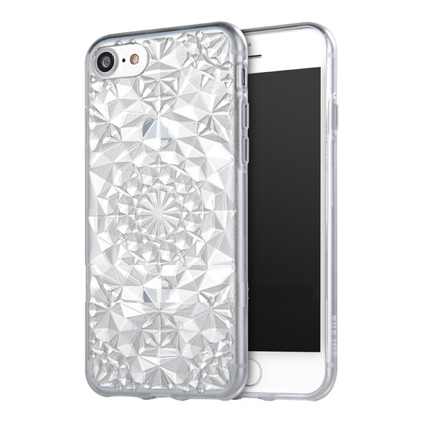 Чехол для iPhone 7 3D Diamond прозрачный