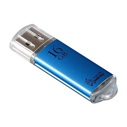 USB-Flash 16GB Smart Buy V-Cut синяя