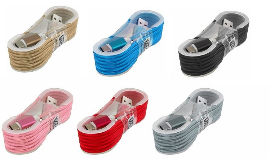 Кабель MicroUSB в тканевой оплетке, 1,5m