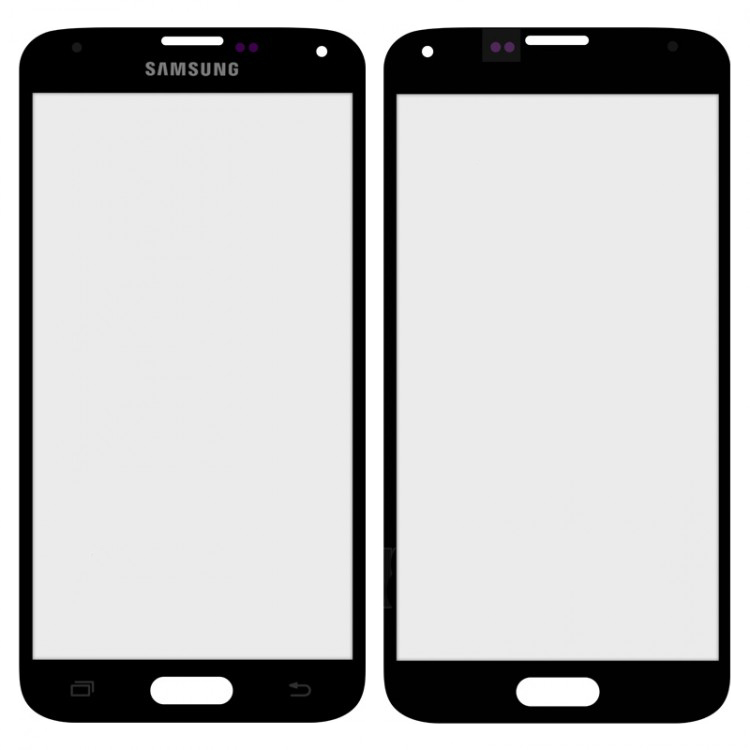 Стекло для дисплея Samsung Galaxy S5 (G900F) черное