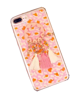 Чехол для iphone 7 Pattern розовый