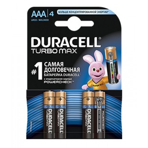 Элемент питания Duracell LR3-4BL Turbo