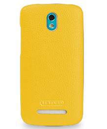 Чехол-накладка для HTC Desire One SV желтая
