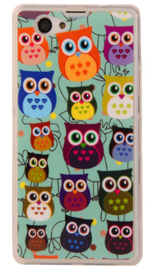 Чехол для Sony Xperia Z1 Compact Pad совы