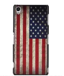 Чехол-накладка для Sony Xpeia Z3 American flag