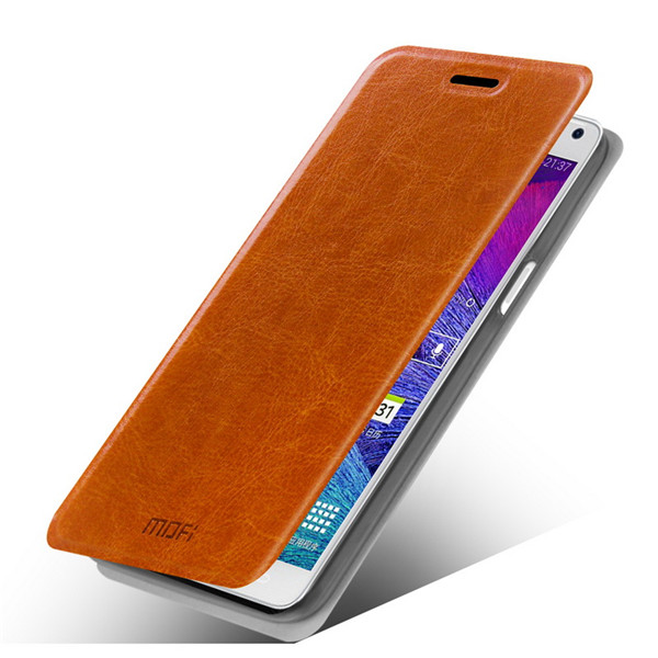 Чехол для Samsung Galaxy Alpha Mofi коричневый