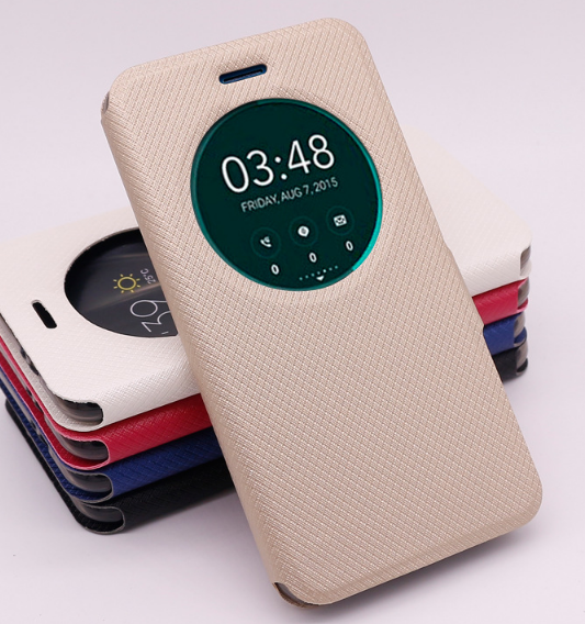 Чехол-книжка для Asus Zenfone 3 (ZE552KL) Window Gold