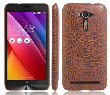 Чехол для Asus ZenFone 2 Laser (ZE500KL) Pad PU Crocodile коричневый