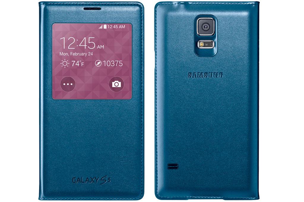 Чехол для Samsung Galaxy S5 S-View Синий