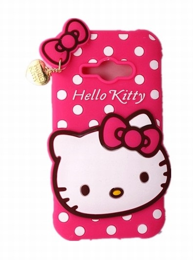 Чехол для Samsung Galaxy J1 Mini (SM-J105H) Hello Kitty Pink