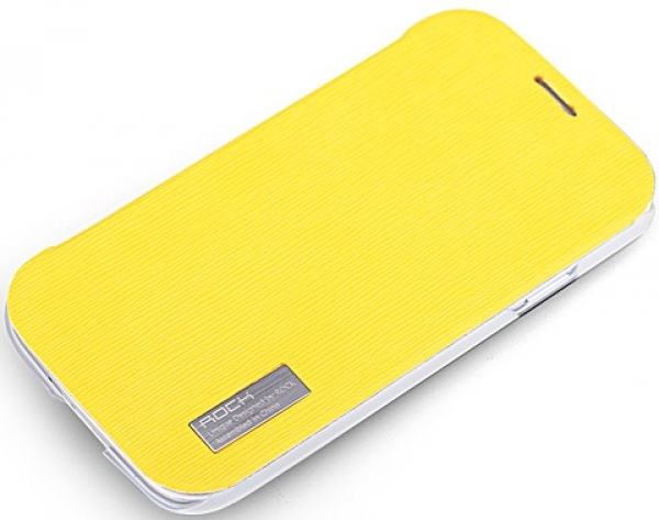 Чехол-книжка для Samsung Galaxy S4 Rock Yellow