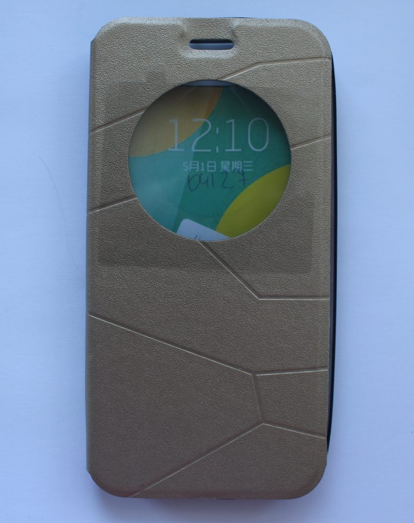Чехол для Asus Zenfone 3 (ZE552KL) Book Window Gold