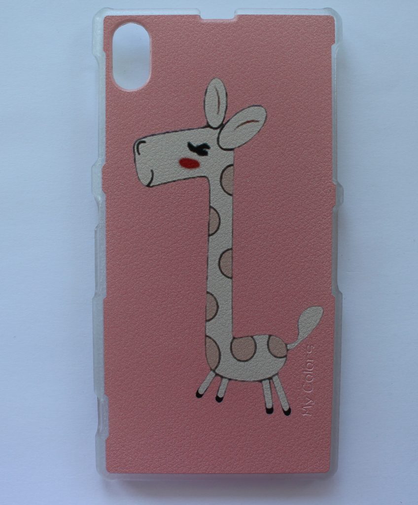 Чехол для Sony Xperia Z Pink Giraffe