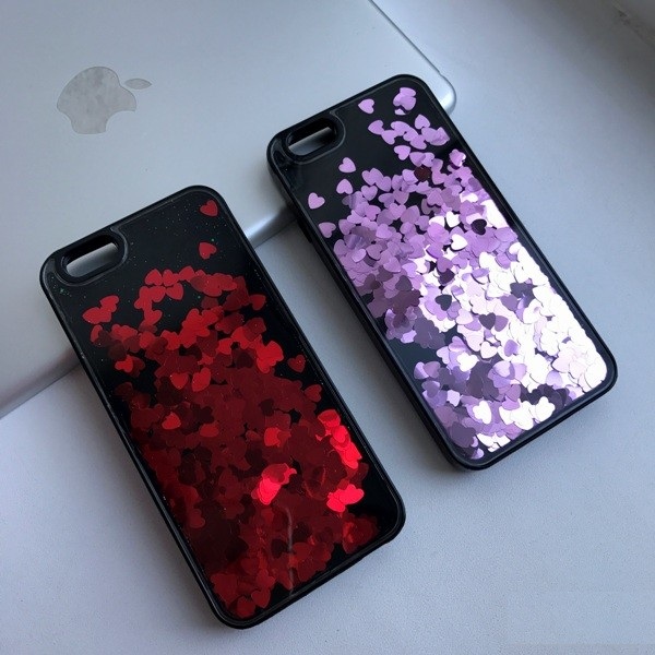 Чехол для iPhone 7 Heart красный