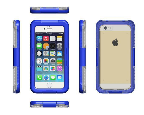 Водонепроницаемый чехол для iPhone 6/7 Water Proof Case Blue