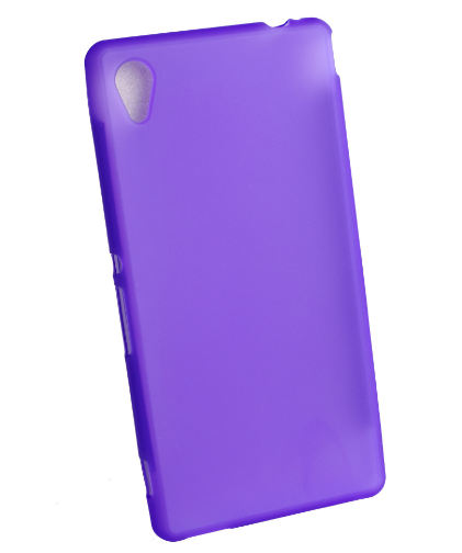Чехол для Sony Xperia M4 Aqua силикон фиолетовый