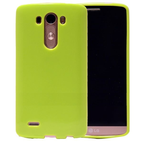 Чехол для LG G3 силикон зеленый